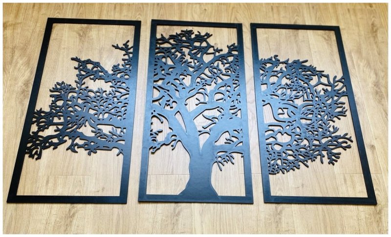 Панно дерево вектор