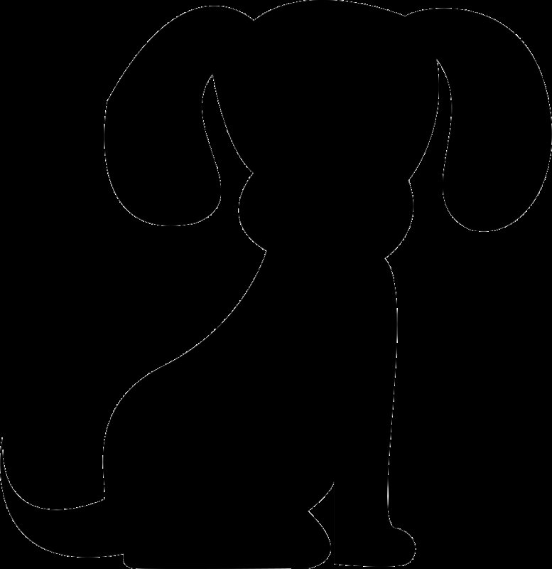 Очертание собаки