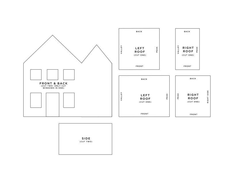Макет пряничного домика