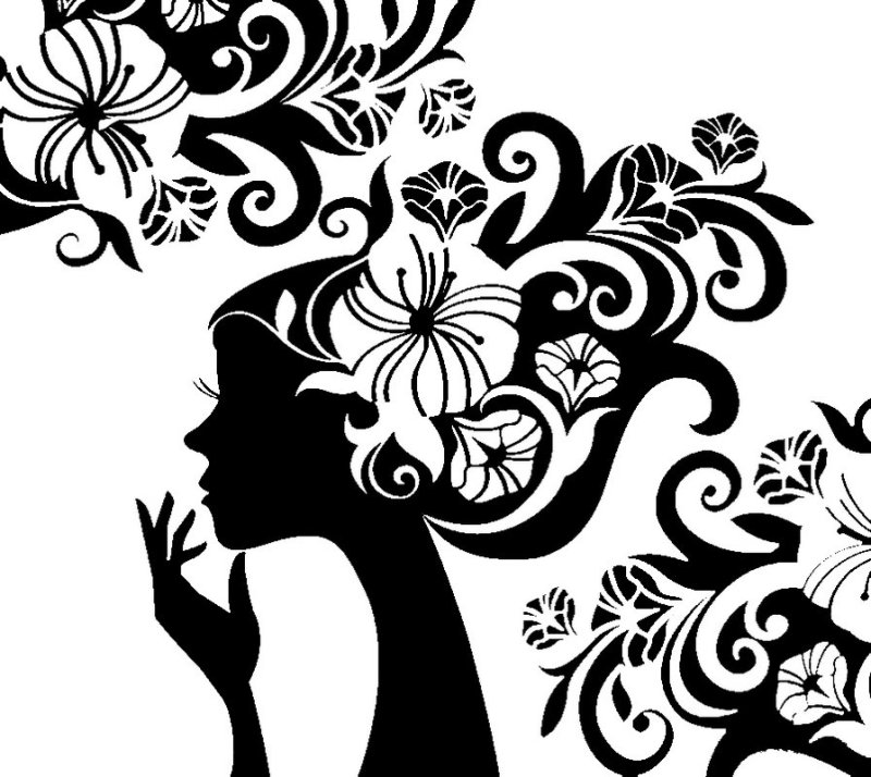 Силуэтные рисунки