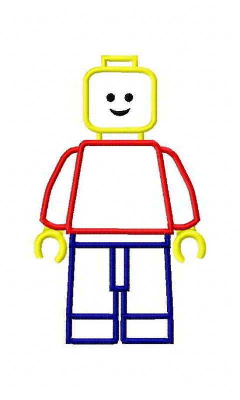 Ребенок из лего человечек