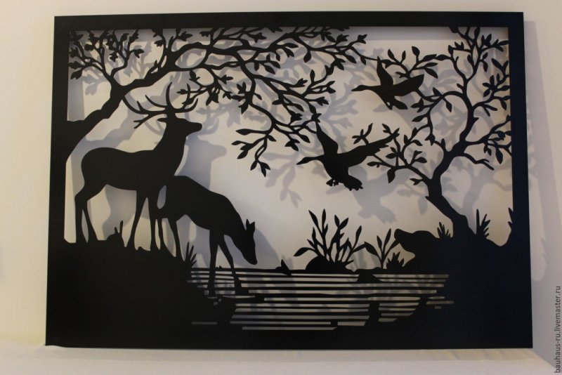 Многослойное панно из фанеры