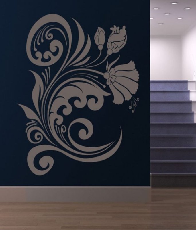 Трафарет для стен