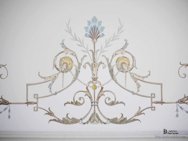 Альфрейная роспись Ренессанс