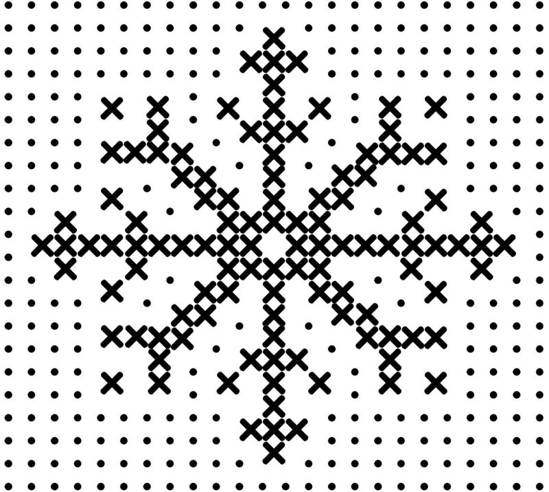 Узоры для снежинок