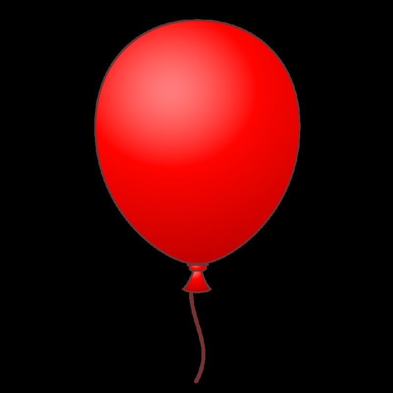 Шарики на прозрачном фоне