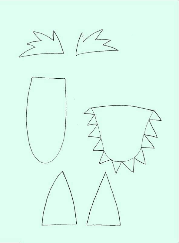 Уши волка своими руками из фетра