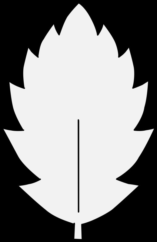 Трафареты "листья"