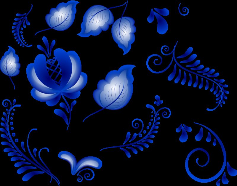 Гжельская роспись узоры для детей дошкольного возраста