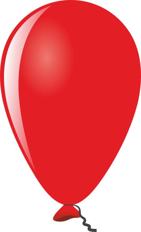 Воздушный шар для детей красный