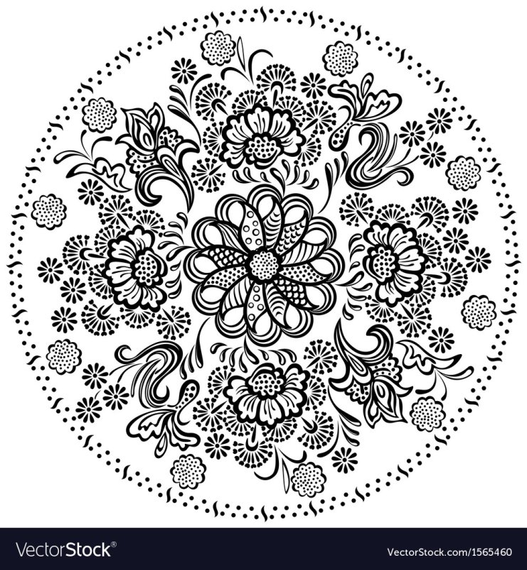 Точечная роспись тарелок трафареты