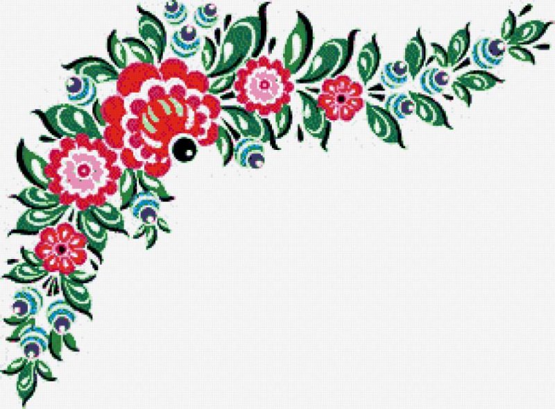 Рамка в народном стиле