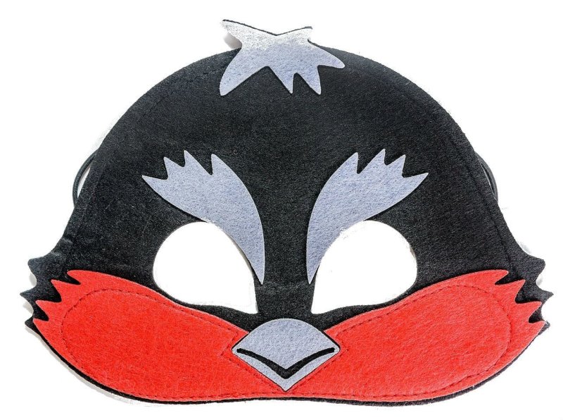 Маска снегиря на голову