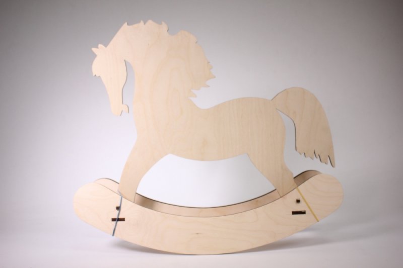 Лошадка качалка макет