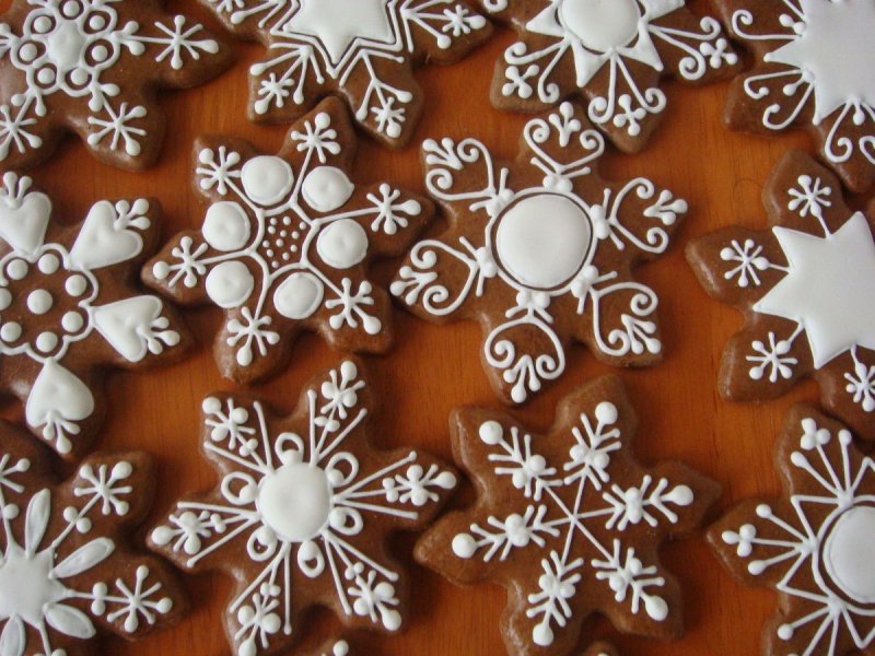 Имбирные снежинки