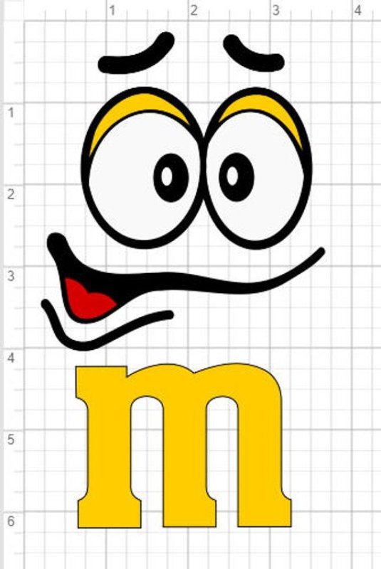 Мордашки м&м