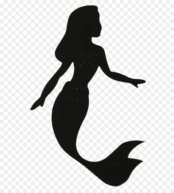 Силуэт русалки