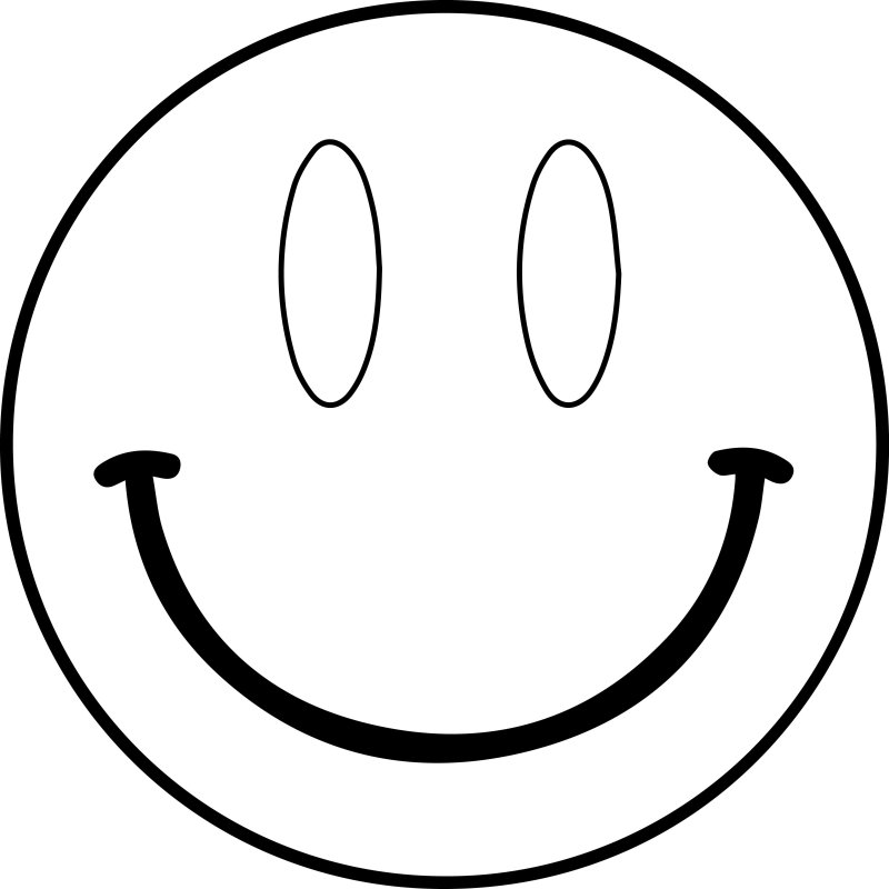 Смайлики для раскрашивания