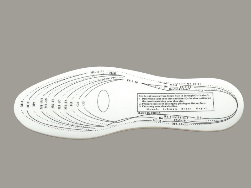 Чертеж стельки 37 размер