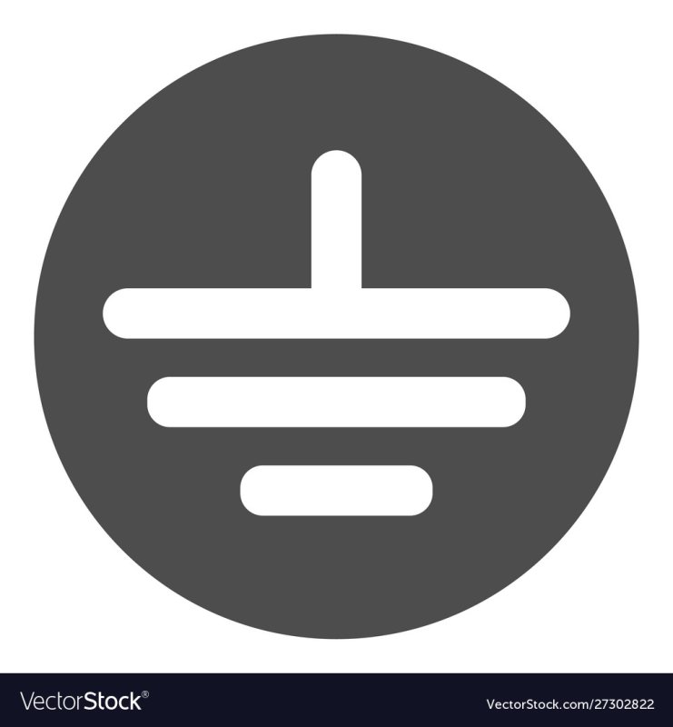 Пиктограмма заземление