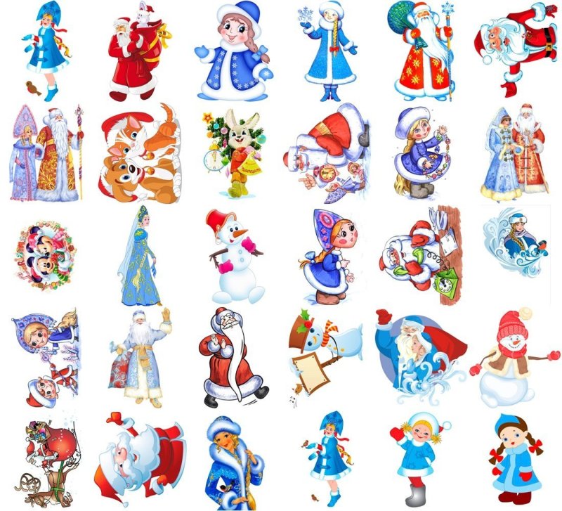 Новогодние персонажи
