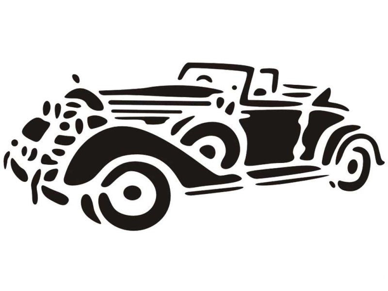 Трафареты для декора машины