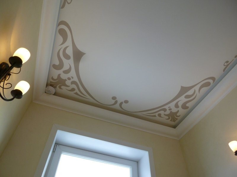 Трафареты для потолка под покраску