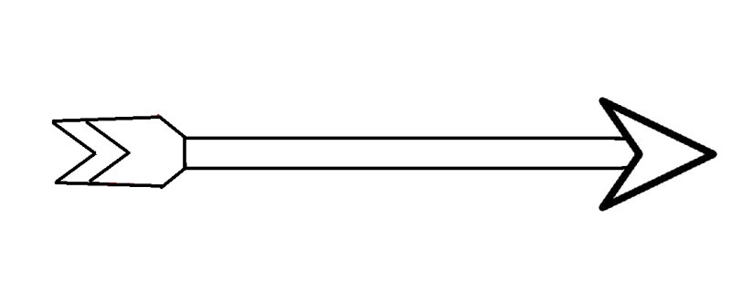 Стрела раскраска