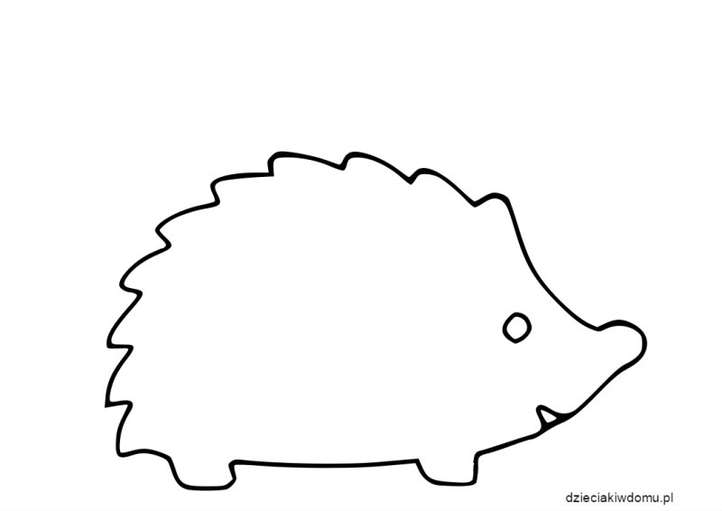 Шаблон ежа для аппликации