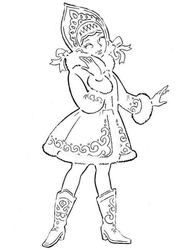 Трафареты на окна дед Мороз и Снегурочка