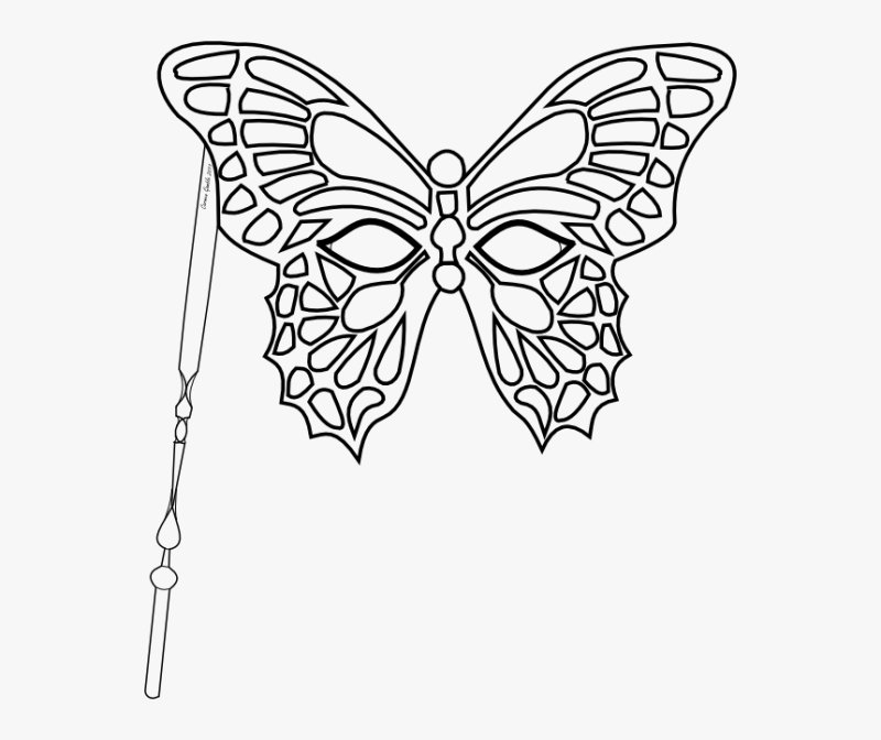 Вытынанка бабочка