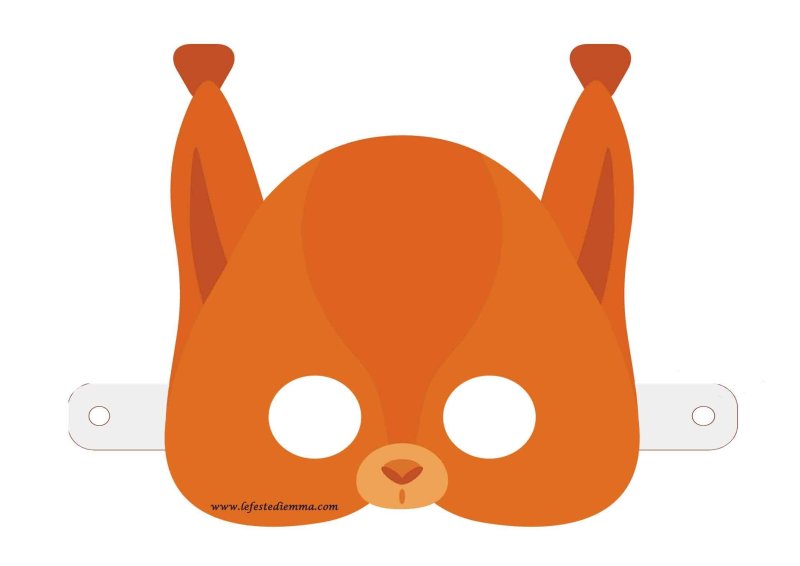 Маска белки для детей