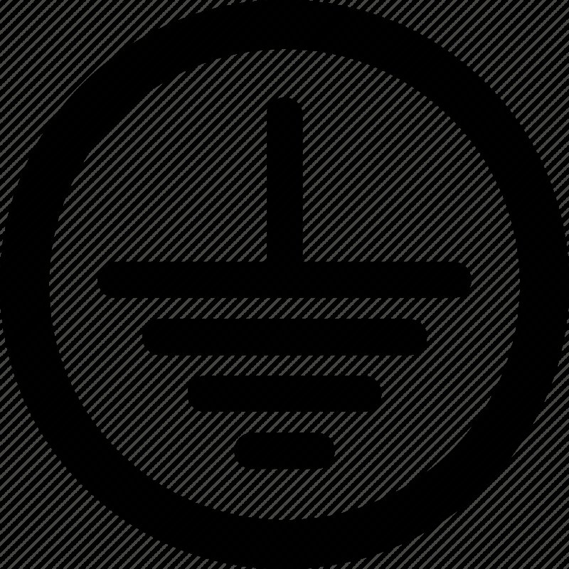 Значок заземления