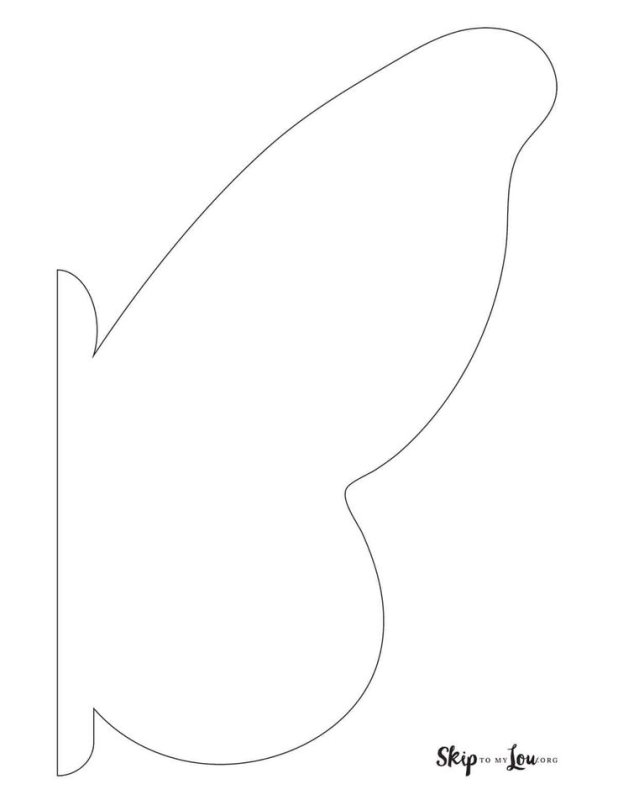 Butterfly outline