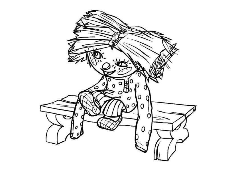 Домовенок Кузя мультфильм раскраска