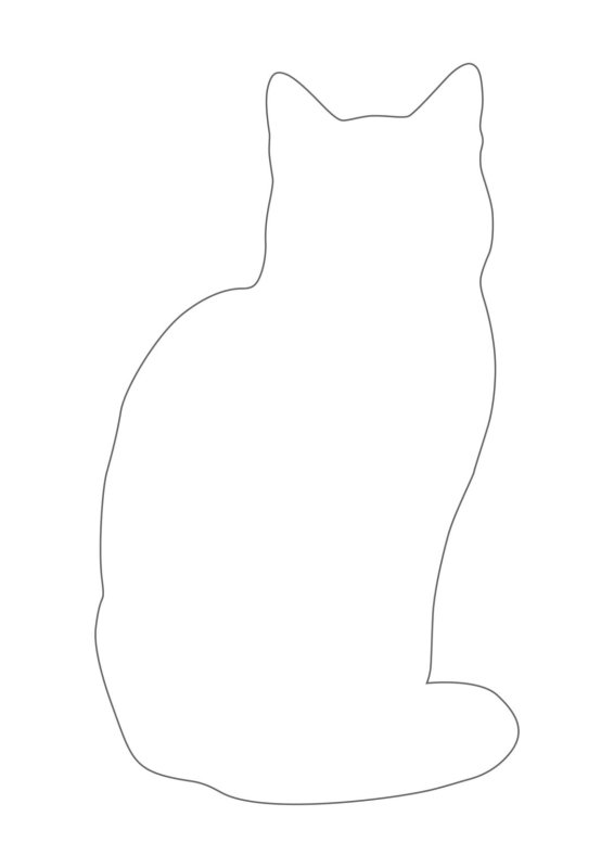 Контур кошки