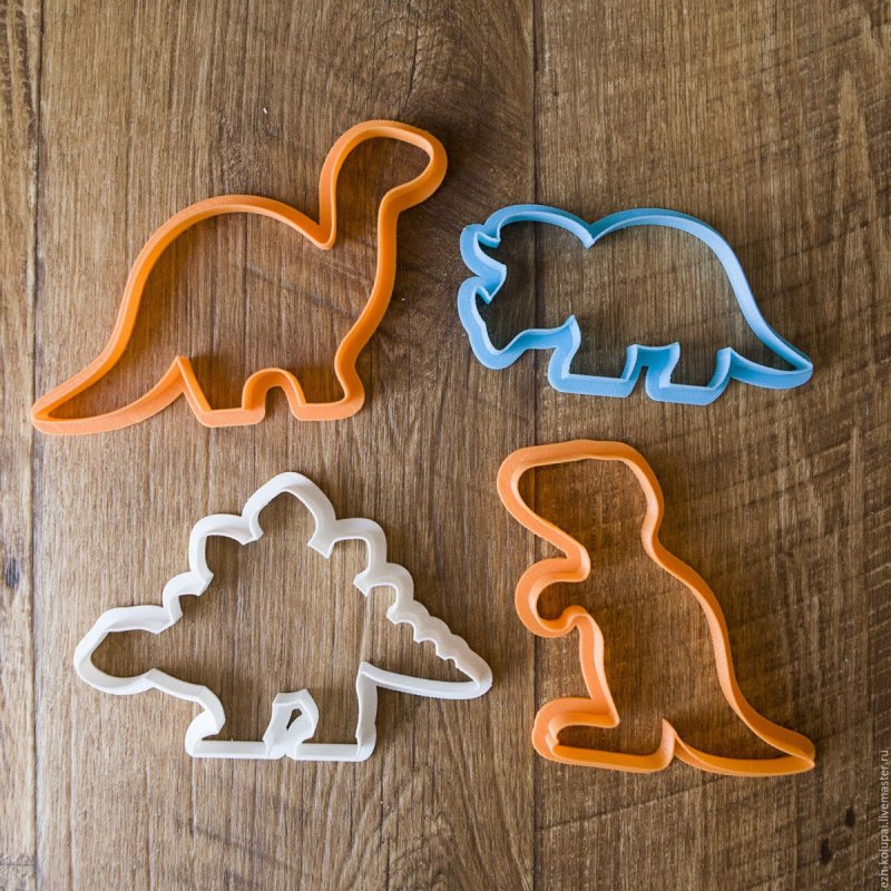 Формочки для печенья динозавры