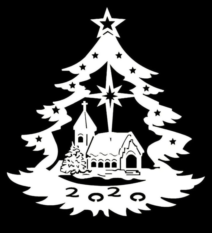 Вытынанки новогодние