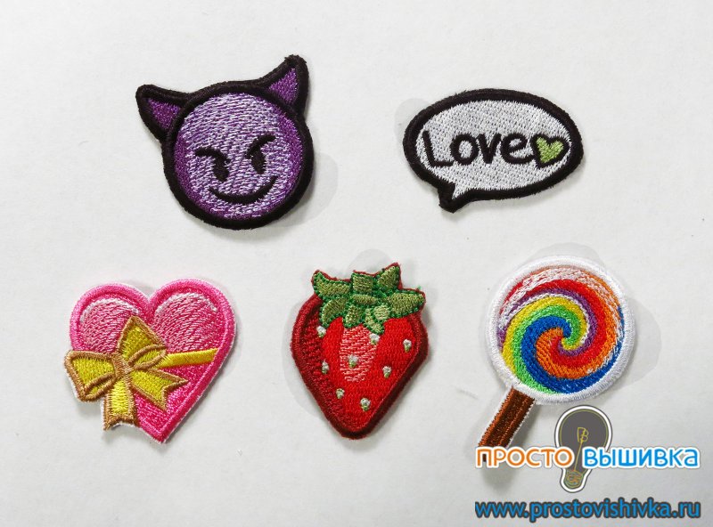 Простые нашивки на одежду