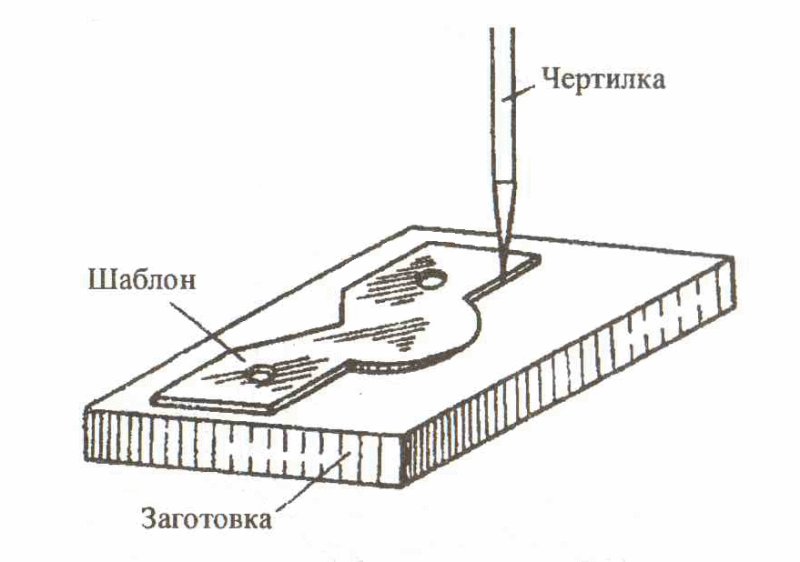 Слесарная разметка отверстий