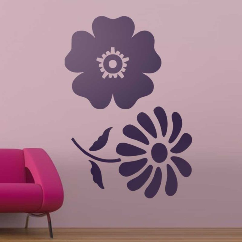 Трафареты для декора стен