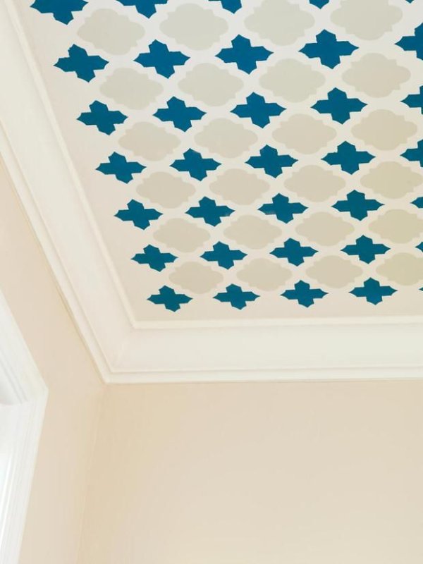 Трафареты для декора потолка
