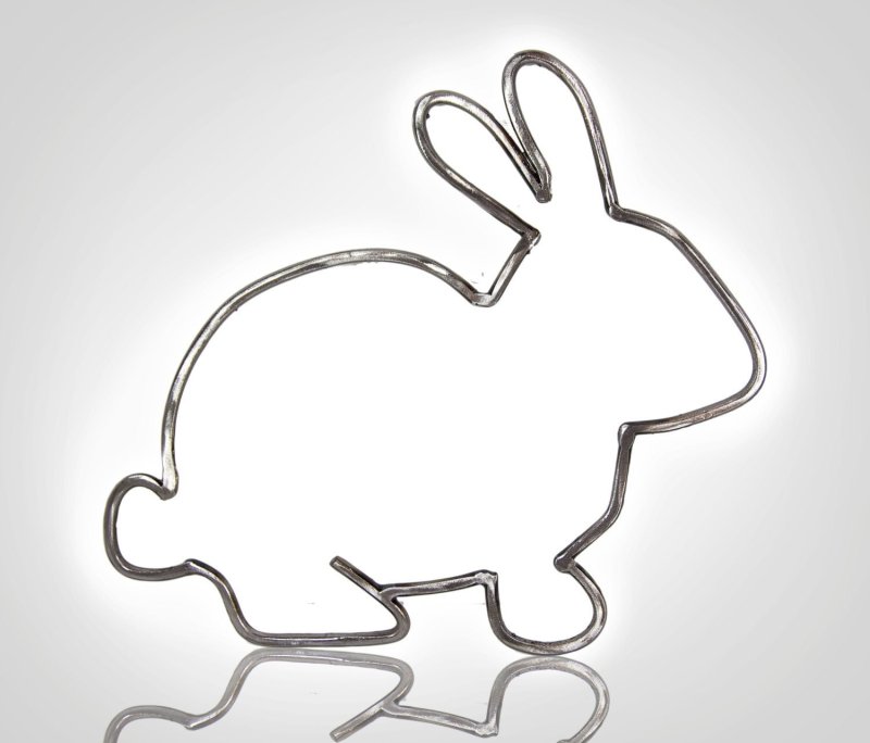 Кролик из проволоки