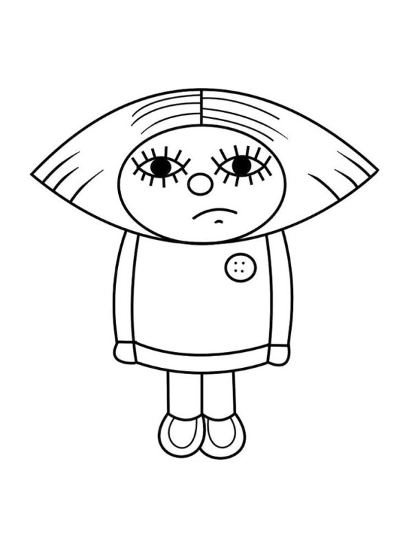 Домовёнок Кузька раскраска