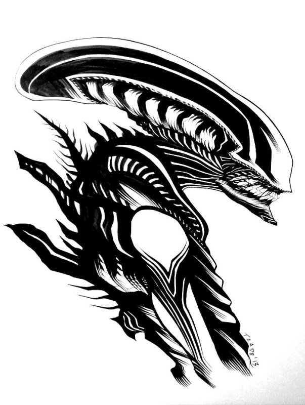 Тату чужого эскиз