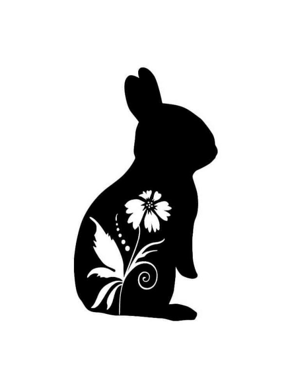 Силуэт зайца