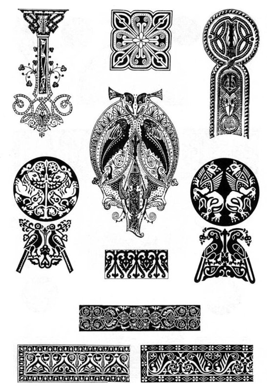 Византийский орнамент ленточный