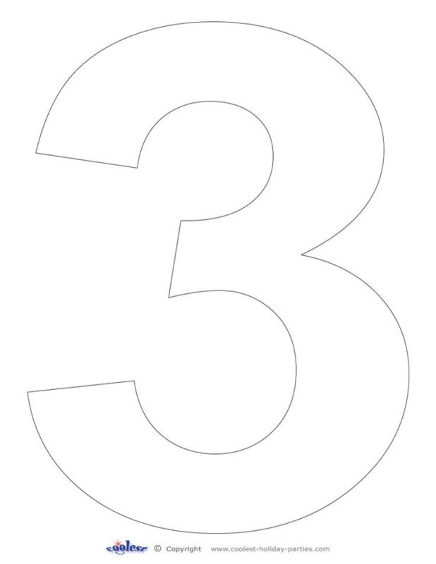 Трафарет "цифры"