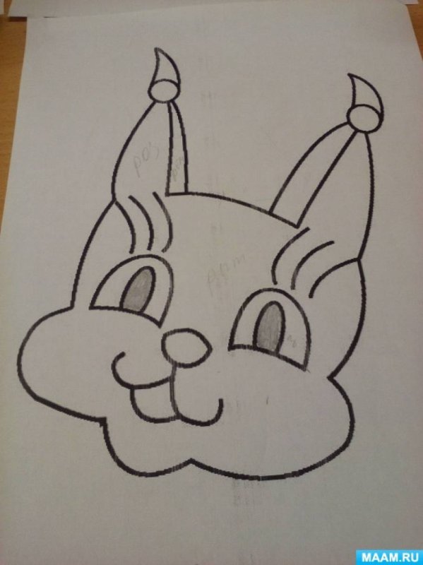 Маска белки раскраска