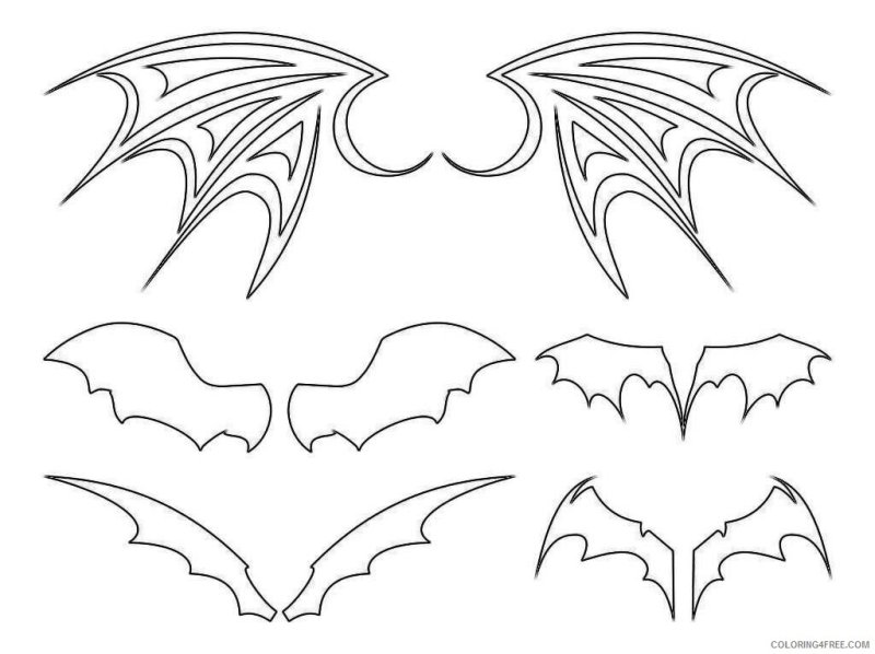 Крылья раскраска